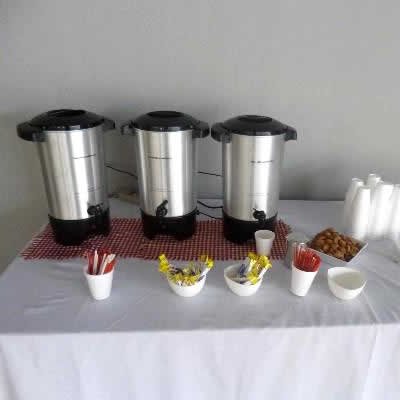 estación de cafe para eventos de empresas asambleas conferencias